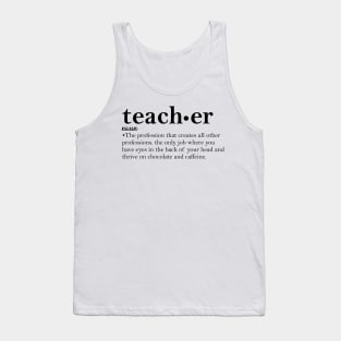 Teacher Definition Tank Top